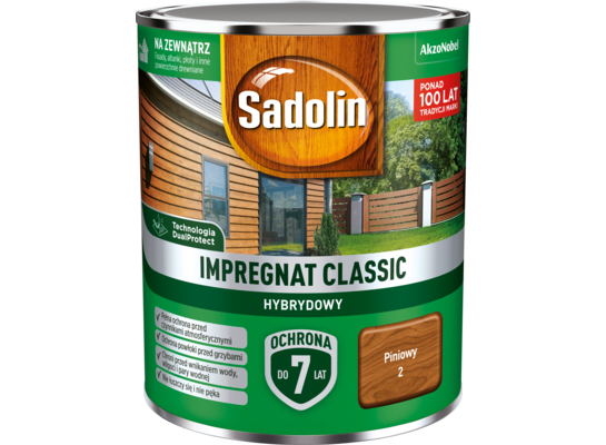 Impregnat CLASSIC HYBRYDOWY Piniowy 0,75 l Sadolin