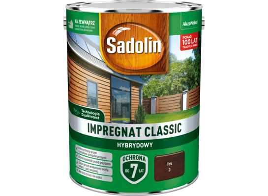 Impregnat CLASSIC HYBRYDOWY Tek 4,5 l Sadolin