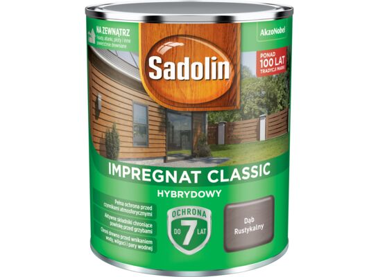 Impregnat CLASSIC HYBRYDOWY Dąb Rustykalny 0,75 l Sadolin