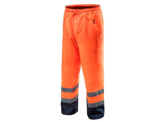 Spodnie robocze ostrzegawcze wodoodporne, pomarańczowe, rozmiar XL NEO