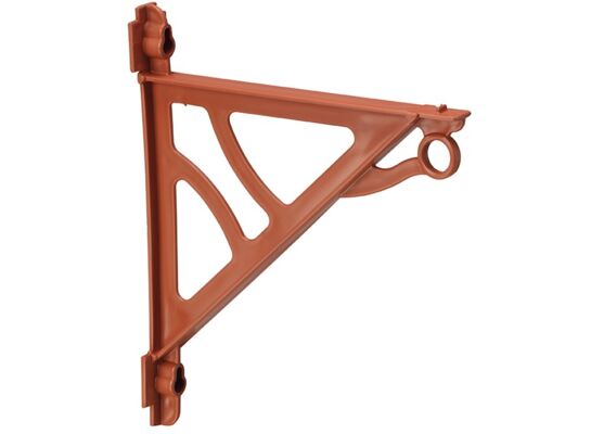 Wieszak przyścienny terakota