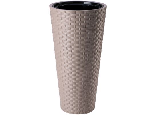 Donica RATTANA SLIM 30 szaro-beżowy