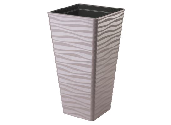 Donica SAHARA DUNES KWADRAT SLIM 40 szaro-beżowy