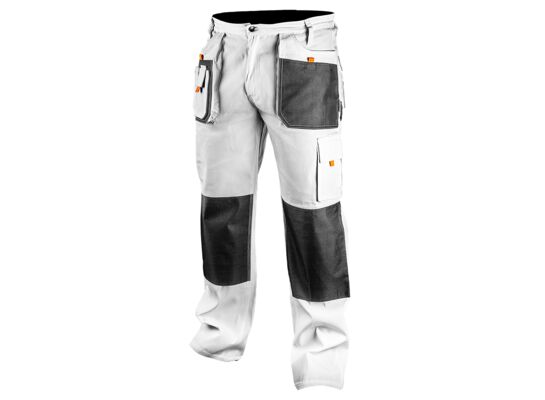 Spodnie robocze, białe, rozmiar XXL / 58 NEO