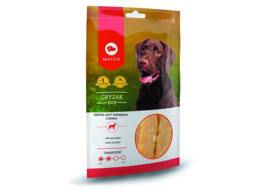 Przysmak dentystyczny dla psa drobiowy z serem 90 g Maced