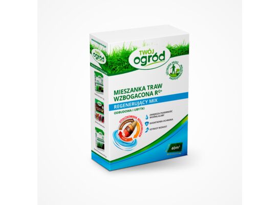 Trawa TO RQ+ Regenerujący mix odbudowa i ubytki 1 kg TWÓJ OGRÓD