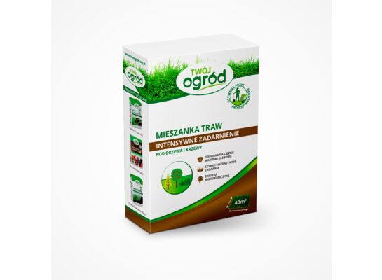 Trawa TO intensywne zadarnienie pod drzewa i krzewy 1 kg TWÓJ OGRÓD