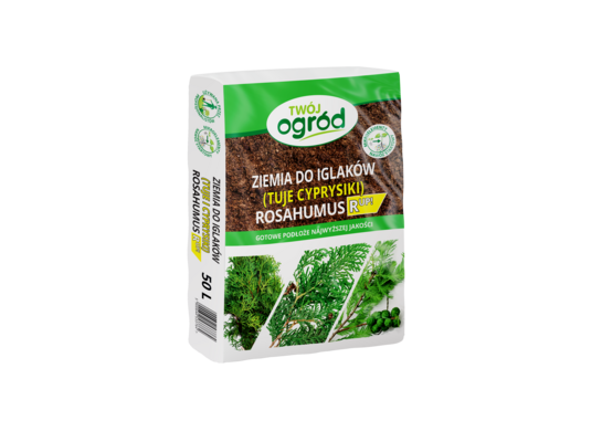 Ziemia tuje i cyprysy Rosahumus + Microstar 50 l TWÓJ OGRÓD