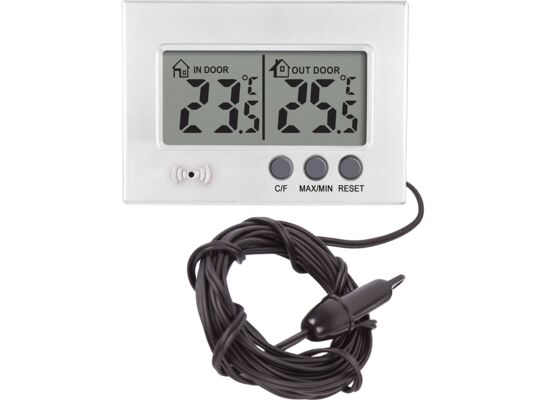 Elektroniczny termometr wewnętrzny / zewnętrzny terrarium Browin