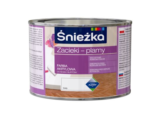 Farba emulsyjna Na zacieki i plamy biały 0,4 l Śnieżka 