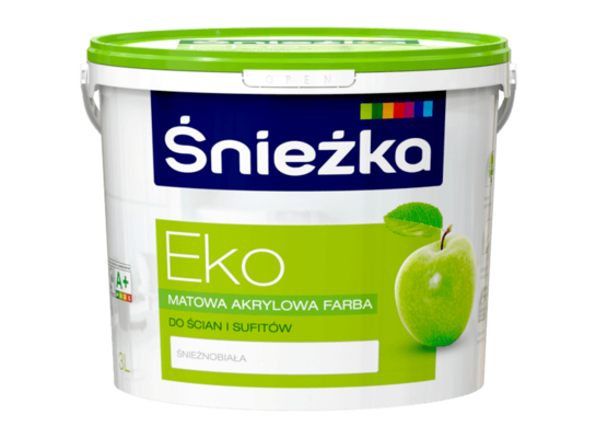 Farba emulsyjna EKO biała 3 l Śnieżka 