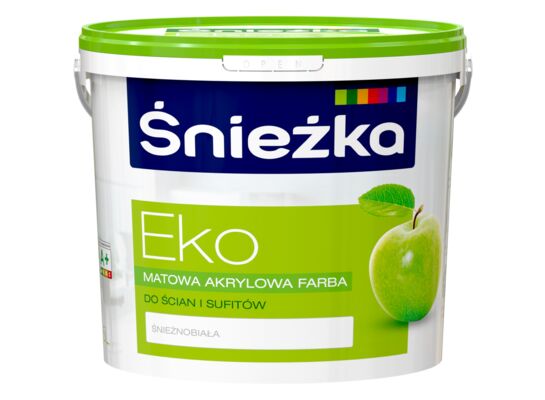 Farba emulsyjna EKO biała 5 l Śnieżka 
