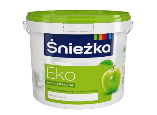 Farba emulsyjna EKO biała 15 l Śnieżka 