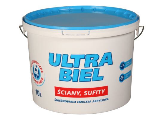 Farba emulsyjna Ultra biel biały 3 l Śnieżka 