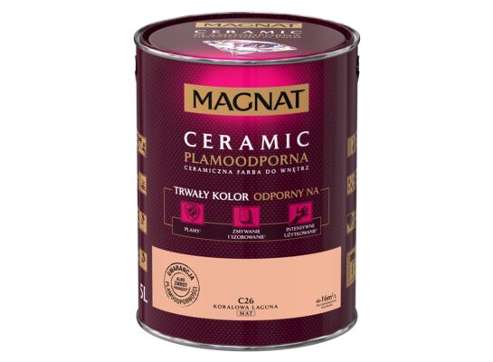 Farba ceramiczna koralowa laguna C26 5 l Magnat