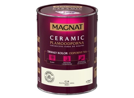 Farba ceramiczna pastelowy opal C14 5 l Magnat 