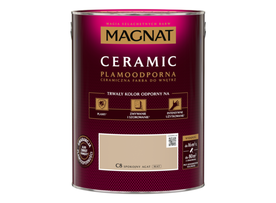 Farba ceramiczna spokojny agat C8 5 l Magnat 