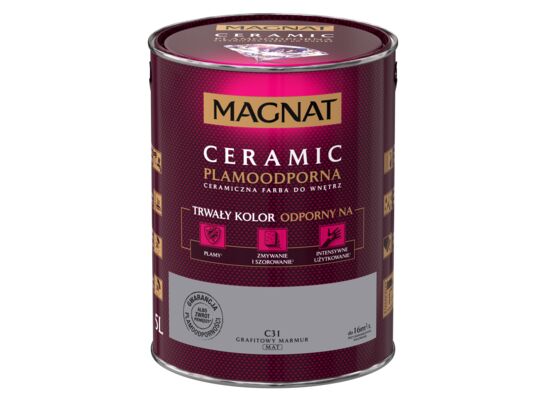 Farba ceramiczna grafitowy marmurC31 5 l Magnat