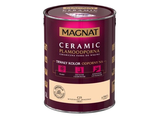 Farba ceramiczna wyszukany aragonit C25 5 l Magnat 