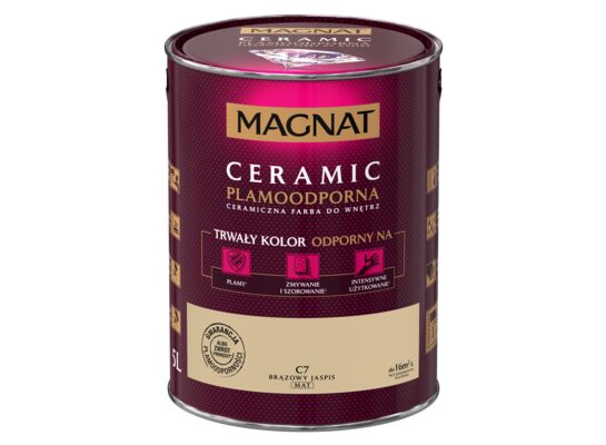 Farba ceramiczna brązowy jaspis C7 5 l Magnat
