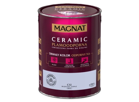 Farba ceramiczna błękitny topaz C32 5 l Magnat 