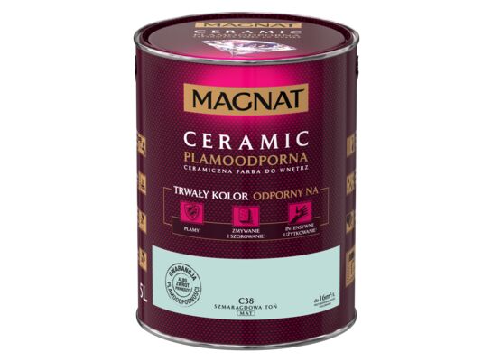 Farba ceramiczna szmaragdowa toń C38 5 l Magnat