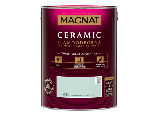 Farba ceramiczna szmaragdowa toń C38 5 l Magnat