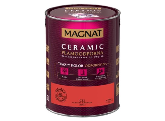Farba ceramiczna ognisty karneol C52 5 l Magnat 
