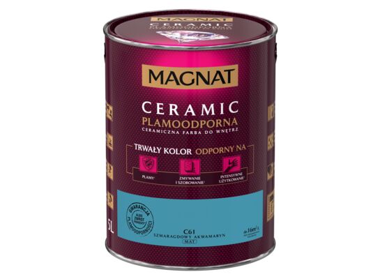Farba ceramiczna szmaragdowy akwamaryn C61 5 l Magnat 