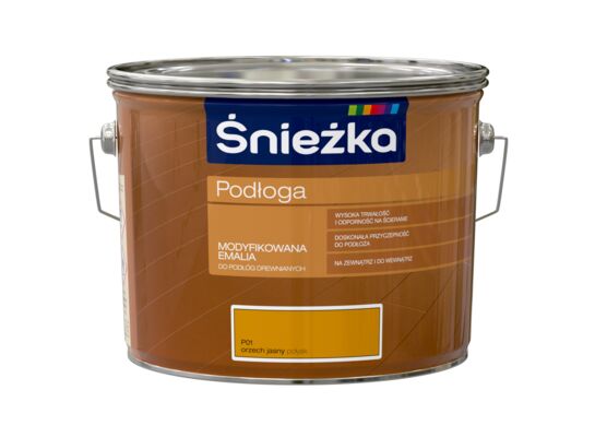 Farba emaliowa ftalowa Podłoga orzech jasny 1 l Śnieżka