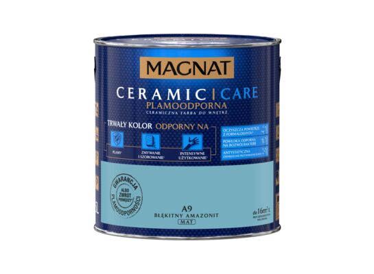 Farba ceramiczna MAGNAT Ceramic Care błękitny amazonit A9 2,5 l