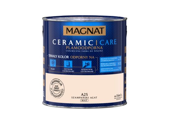 Farba ceramiczna MAGNAT Ceramic Care szampański agat A25 2,5 l