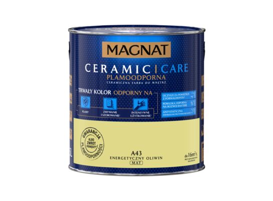 Farba ceramiczna MAGNAT Ceramic Care energiczny oliwin A43 2,5 l