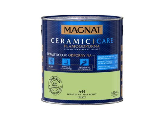 Farba ceramiczna MAGNAT Ceramic Care wrażliwy malachit A44 2,5 l