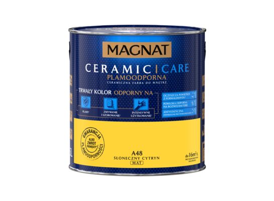 Farba ceramiczna MAGNAT Ceramic Care słoneczny cytryn A48 2,5 l
