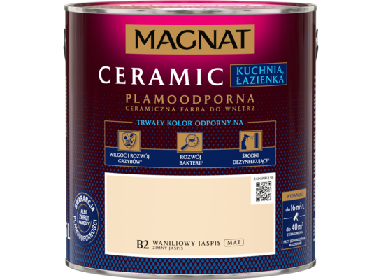 Farba ceramiczna MAGNAT Kitchen&Bathroom zimny jaspis B2 2,5 l