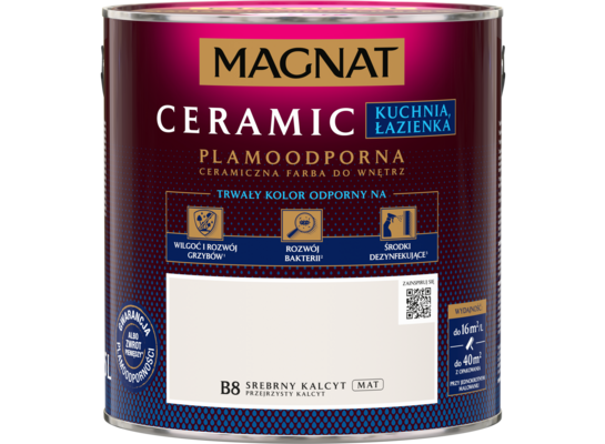 Farba ceramiczna MAGNAT Kitchen&Bathroom przejrzysty kalcyt B8 2,5 l