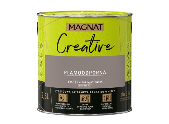 Farba lateksowa MAGNAT Creative ekspresyjny onyks 2,5 l