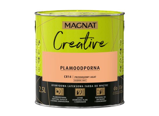 Farba lateksowa MAGNAT Creative przebojowy agat 2,5 l