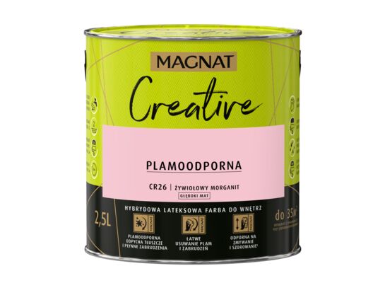 Farba lateksowa MAGNAT Creative żywiołowy morganit 2,5 l