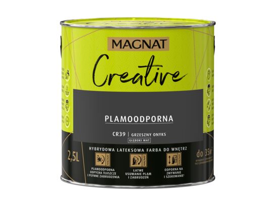 Farba lateksowa MAGNAT Creative grzeszny onyks 2,5 l