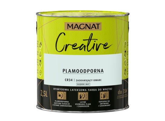 Farba lateksowa MAGNAT Creative zaskakujący kwarc 2,5 l