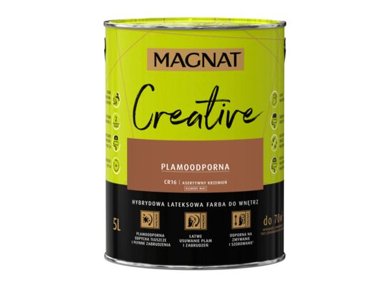 Farba lateksowa MAGNAT Creative asertywny krzemień 5 l