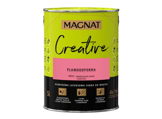 Farba lateksowa MAGNAT Creative uwodzicielski rubin 5 l