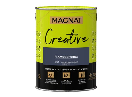 Farba lateksowa MAGNAT Creative nieustępliwy tanzanit 5 l