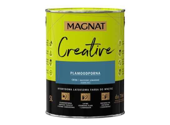 Farba lateksowa MAGNAT Creative nasycony szmaragd 5 l
