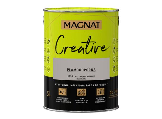 Farba lateksowa MAGNAT Creative wyzywający antracyt 5 l