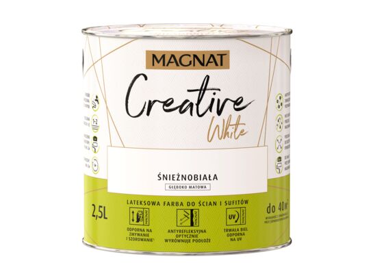 Farba lateksowa Magnat Creative White 2,5 l Magnat 