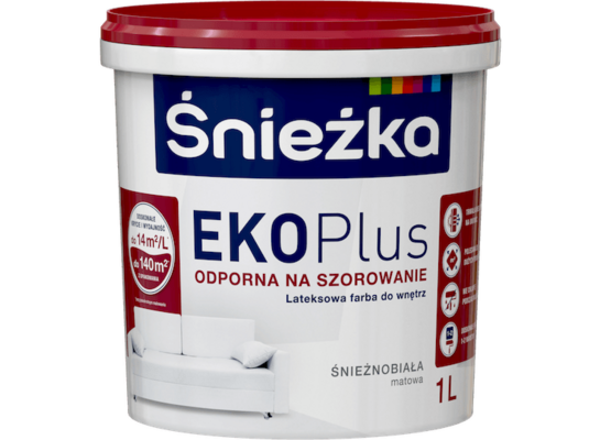Farba lateksowa EKO plus 1 l Śnieżka 