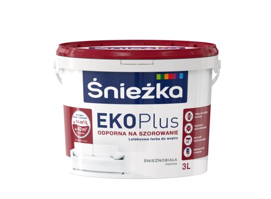 Farba lateksowa EKO plus 3 l Śnieżka 